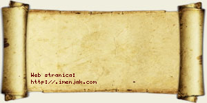 Vojin Mališananin vizit kartica